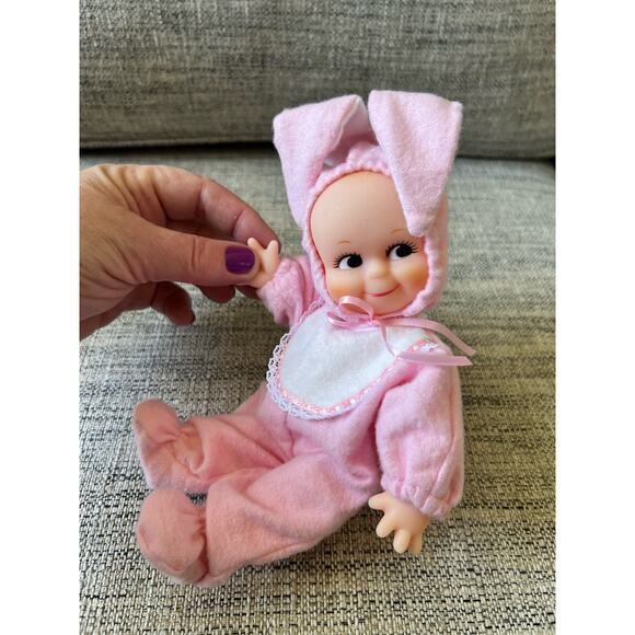 Kewpie Doll Pink Bunny Costume Pj's 1996 In Box JESCO - Picture 9 of 9